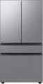Samsung - Bespoke 23 cu. ft. Counter Depth 4-Door French Door Refrigerator with Beverage Center - Stainless steel
