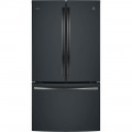 GE - Profile Series 23.1 Cu. Ft. French Door Counter-Depth Refrigerator - Black Slate