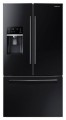 Samsung - 22.5 Cu. Ft. Counter-Depth French Door Refrigerator with Thru-the-Door Ice and Water - Black