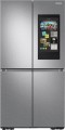 Samsung - 29 cu. ft. Smart 4-Door Flex refrigerator with Family Hub and Beverage Center - Stainless steel