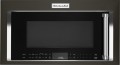 KitchenAid - 1.9 Cu. Ft. Convection Over-the-Range Microwave - Black Stainless