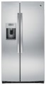 GE - Profile Series 25.4 Cu. Ft. Side-By-Side Refrigerator with Thru-the-Door Ice and Water - Stainless-Steel