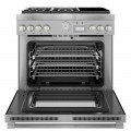 Thermador ProGrand 5.7 Cu. Ft. Freestanding Dual Fuel LP Convection Range with Self-Cleaning - Stainless Steel