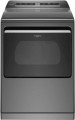 Whirlpool - 7.4 Cu. Ft. Smart Gas Dryer with Steam and Intuitive Controls - Chrome Shadow