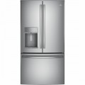 GE - Profile Series 27.8 Cu. Ft. French Door Refrigerator - Stainless steel