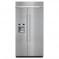 KitchenAid - 25 Cu. Ft. Side-by-Side Built-In Refrigerator Stainless steel