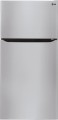 LG - 23.8 Cu. Ft. Top-Freezer Refrigerator - Stainless Steel