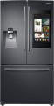 Samsung - Family Hub 24.2 Cu. Ft. 3-Door French Door Fingerprint Resistant Refrigerator - Black Stainless Steel