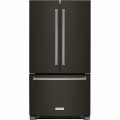 KitchenAid - 21.9 Cu. Ft. French Door Counter-Depth Refrigerator - Black Stainless
