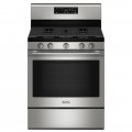 Maytag  5.0 Cu. Ft. Freestanding Gas Range with High Temp Self Clean - Stainless Steel