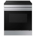 Samsung - Bespoke 6.3 Cu. Ft. Slide-In Electric Induction Range with Air Fry - Stainless Steel