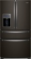 Whirlpool 26.2 Cu. Ft. 4-Door French Door Refrigerator - Black Stainless Steel