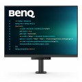 BenQ 28.2” IPS LED 3:2 4K+ Advanced Coding Mode Programming Monitor with Backlight (HDMI/DP/USB-C 90W) - Metallic gray