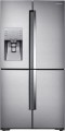 Samsung - ShowCase 22.04 Cu. Ft. 4-Door Flex French Door Counter-Depth Refrigerator - Stainless steel