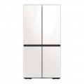 Samsung - 23 cu. ft. Counter Depth BESPOKE 4-Door Flex™ French Door Refrigerator with WiFi and Customizable Panel Colors - White