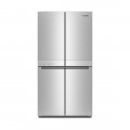 KitchenAid - 19.4 Cu. Ft. Bottom-Freezer 4-Door French Door Refrigerator - Stainless Steel