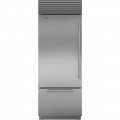 Sub-Zero - Classic 17.4 Cu. Ft. Bottom-Freezer Built-In Refrigerator - Stainless steel