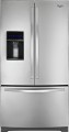 Whirlpool - 24.7 Cu. Ft. French Door Refrigerator with Thru-the-Door Ice and Water - Stainless-Steel