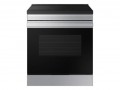 Samsung - OPEN BOX Bespoke 6.3 Cu. Ft. Slide-In Electric Induction Range with Air Fry - Stainless Steel