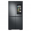 Samsung - 29 cu. ft. Smart 4-Door Flex™ refrigerator with Family Hub™ and Beverage Center - Black stainless steel