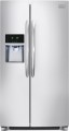 Frigidaire - Gallery 25.6 Cu. Ft. Frost-Free Side-by-Side Refrigerator with Thru-the-Door Ice and Water - Stainless Steel
